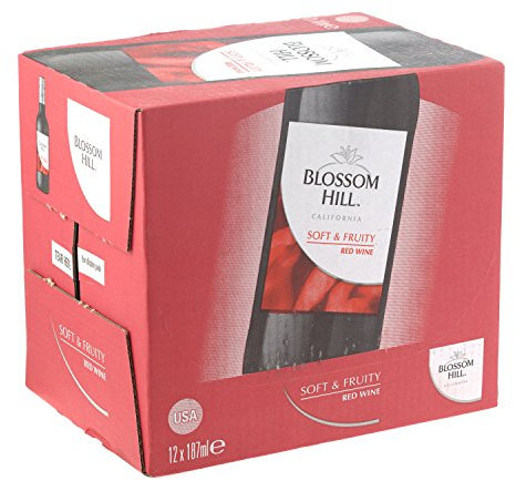Blossom Hill 18.75cl Red Wine Miniature - 12 Pack