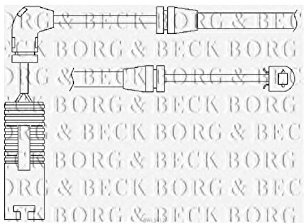Borg & Beck BWL3012 Wear Lead To Fit BMW 3 Series (E46) 4WD 98-05