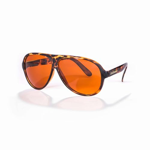 BluBlocker Offizielle Pilotenbrille Demi Schildkröte Groß