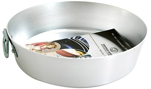 Pentole Agnelli Family Cooking Alluminio Tortiera Conica con Anello, Argento, 18 cm