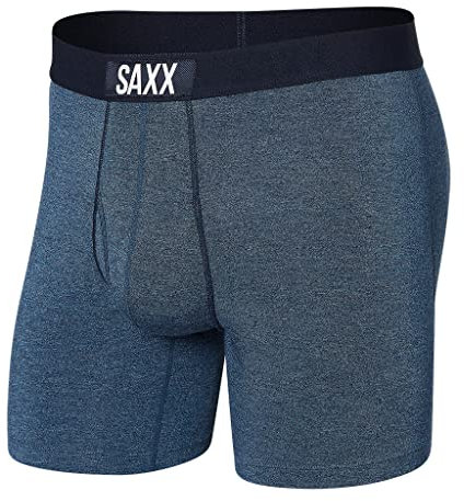 Saxx Men's Underwear Unterwäsche Herren-Boxershorts - Ultra Super Weich Männer-Unterhosen - Boxershorts mit integrierter Pouch TM Unterstützung - Unterwäsche für Herren, Indigo, Klein