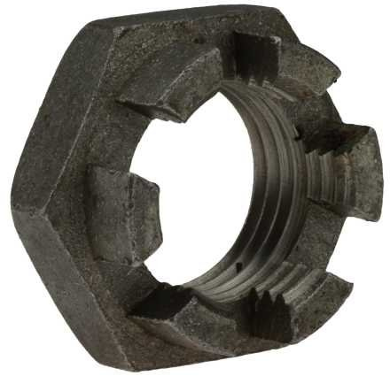 Reidl Kronenmuttern niedrige Form M 24 x 1,5 mm DIN 937 14 H blank 25 Stück