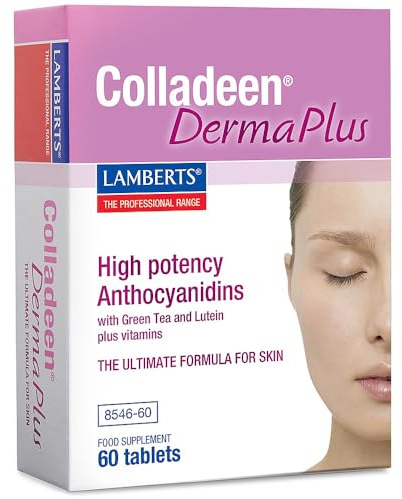 Lamberts Colladeen Derma Plus – Collagen & Skin Support with Vitamin C, Niacin & Biotin – 60 Tablets