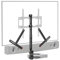 Barkan Universal Soundbar Mount & A/V Shelf, Adjustable Bracket for Mounting Above or Under the TV, Sizes 13-80 inch, Fits Most of Sound Bars Up to 6.5kg, Anti-Slip Clamp