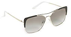 Ray-Ban Damen 0PR 54VS Sonnenbrille, Schwarz (Pale Gold/Black), 57