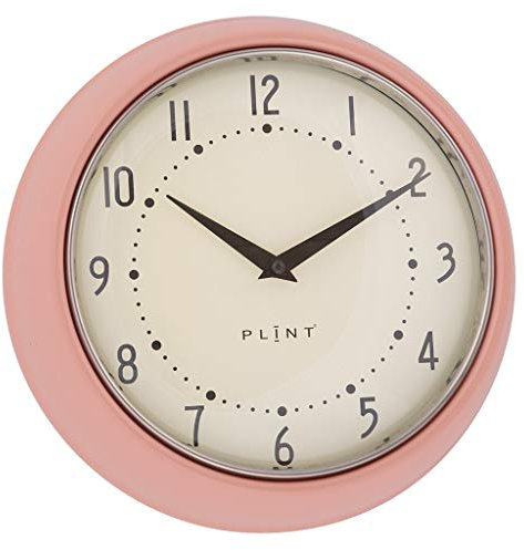 Plint Retro Wanduhr Uhr Küchenuhr Dänisches Design Wall Clock Rose