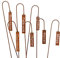 ARTECSIS 7er Set Kräuterschilder Kräuterstecker Pflanzenschilder Beschriftung Kräuter aus Metall mit Edelrost