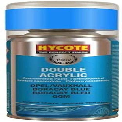 Hycote Double Acrylic Aerosol Car Spray Paint, Vauxhall - Boracay Blue, 150 ml