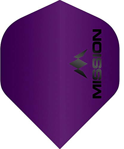 Mission Logo Std NO2 Matte Purple - Dart Flights