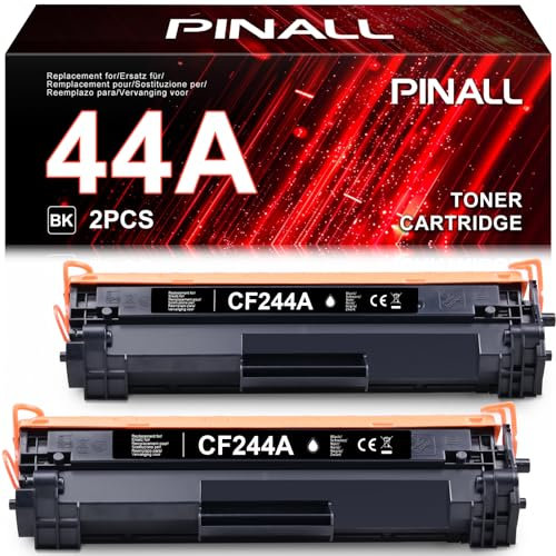 PINALL 44A CF244A Toner Kompatibel für HP 44A CF244A Schwarz für HP Laserjet Pro M15w Toner für HP Laserjet Pro MFP M28w Toner MFP M28a M15a M16w M16a M29w M29a (Schwarz, 2er-Pack)