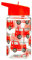 Sass & Belle Drink Up Fire Engine Water Bottle - 400ml BPA-Free Reusable Drink Bottle with Straw – Leakproof, Lightweight, Red Fire Truck Design for School, Travel, Sports & Outdoor Adventures
