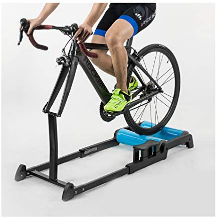 24-29 Zoll Fahrrad-Trainingsplattform Mountainbike/Rennrad Roller Reitplattform Indoor Feste Reitbasis (Dunkelblau)