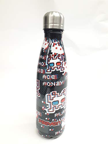 SEVEN SPA Borraccia Termica Maschio Videogame Colore Nero E Bianco