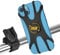 Jumkeet Fahrrad Handyhalterung Handyhalter Motorrad, Universal 360° Drehbar Abnehmbare Anti-Shake Silikon für Phone 13 12 11 Pro Max/XR/XS/8/7/6 Plus, Samsung S20/S10/S9 (4,5-7,0 Zoll)
