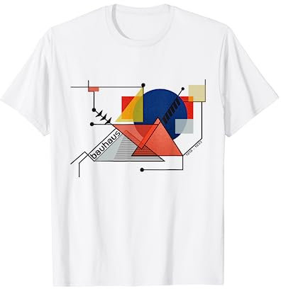 Bauhaus Logo von 1919 - 100 Jahre Bauhaus Design Schule T-Shirt