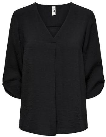 JDY Jdydivya 3/4 Top WVN Noos Blouse, Noir, 42 Femmes