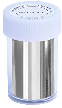 NÉONAIL Transferfolie Nail Art 03 Silver - Nagelfolie - Nagelfolie UV Härtend - Nagelfolien - Fingernägel Folie - Transferfolie Nägel