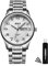 BOSCK Montre Homme, 40 MM Analogique Etanche Affaires Inoxydable Montres Hommes Bracelet Acier, Avec Date et Jour Lecture Facile Anti Rayure de Mode Montre Pour Homme
