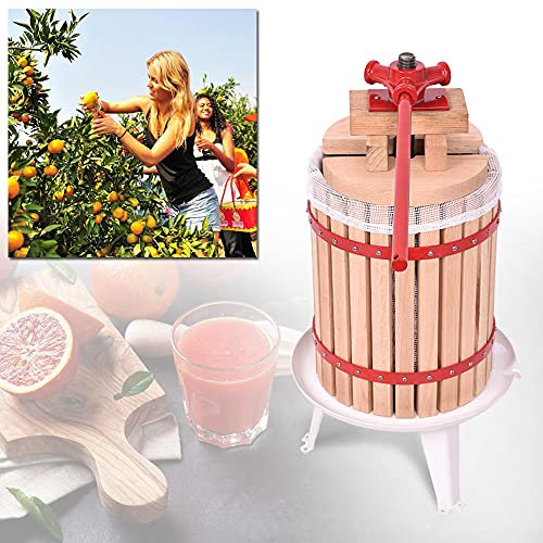 ACXIN 18L Obstpresse inklusive Pressnetz, Manuelle Maischepresse Saftpresse, Fruchtpresse (18L Obstpresse)