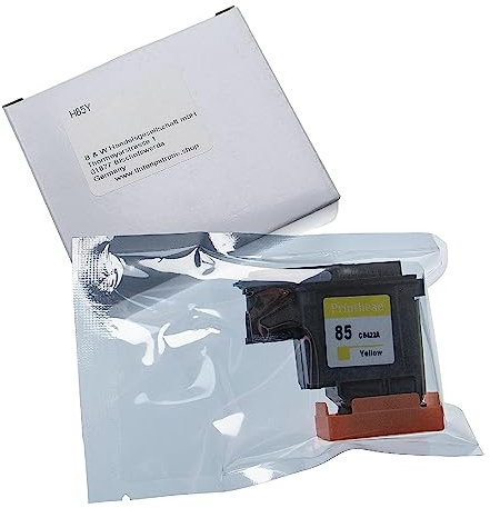 vhbw Druckkopf kompatibel mit HP DesignJet 10PS, 20PS, 50PS, 30, 90, 120, 130 Drucker - gelb, refurbished