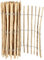 KOTARBAU® Staketenzaun Rollzaun 5m aus Haselnusslatten für Pflanzen und Rasen 90 cm Kastanienzaun aus Haselnuss Holzzaun Gartenzaun Staketenabstand 3-4 cm