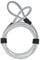 URBAN 5.200L Security Extension Cable for Disc Lock, 6,56ft/200cm, Flexible Braided Steel with Loops, Multifunctional Anti Theft Cable Lock for Bike, Motorcycle, Helmet, Bicycle, Electric Scooter