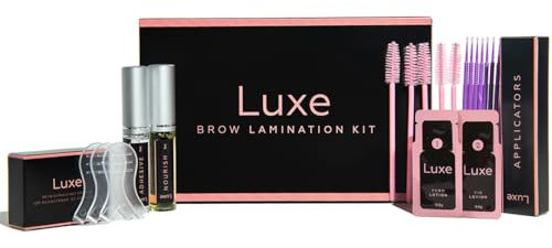 Brow Lamination Set – Komplettes Set für das Augenbrauenlifting – Einfache Anwendung und langanhaltendes Finish – Professionelle Ergebnisse – Luxe Cosmetics