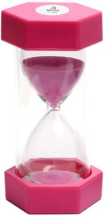 Minuterie de sablier Minuterie de Cuisine sablier de Couleur, Sablier Enfant, Minuteur Sabliers, Minuterie de Cuisine, Décoration de Bureau à Domicile, 3 Minutes, Rose…