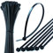 370mm Heavy Duty Black Long Cable Ties – Pack of 100, 15 Large Zip Ties/Tie Wraps, Nylon, 7.6mm Wide, 54.4kg Tensile Strength, Self-Locking – Just Cable Ties
