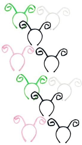 10 Stk Halloween-Stirnbänder Schmetterlings-Stirnband Butterfly-Antennen-Stirnband Schnecken Stirnband Honigbienenkostüm Haarbänder Haarband Antennen-Haarreifen Pop Schal Kind