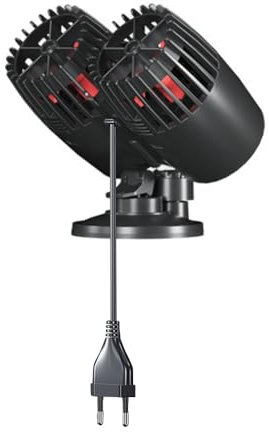 Pompa Flusso Acquario,3000-20000 L/H Pompe Circolazione Onda Girevole a 360° per Serbatoio Acqua Salata Acqua Dolce da 40-200 cm