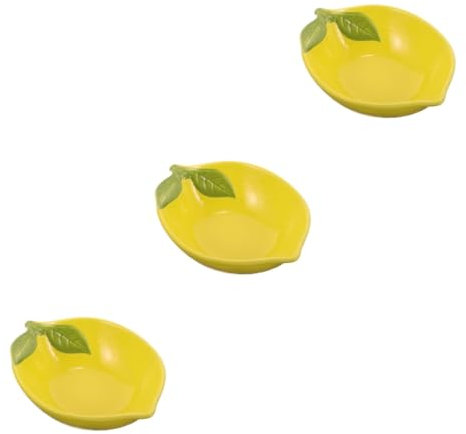 PRETYZOOM 3 Pièces Bol De Citron Plat Apéritif Bol De Bijoux Animaux Assiette En Argile Plat De Bibelot Ancien Bols à Salade De Fruits Bol Apéritif Bol De Service Apéritif Bol Céramique