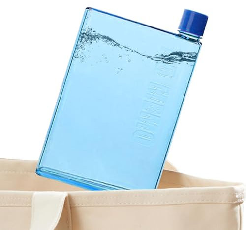 Bouteille d'eau portable et élégante – Bouteille d'eau en BPA 350 ml/420 ml pour le sport, les voyages, A5 plus grand que 420 ml, D