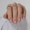 BTArtbox Press on Nails Kurz - French Tip Press On Nails Square, Silver Nagel Tips für Herbst Frauen Geschenke, Long Lasting & Natural Stick On Nails in 16 Größen - 32 Fake Nails Kit, Rock Star