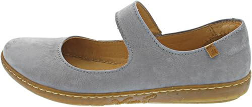 El Naturalista Damen Riemchenballerinas Coral, Frauen Ballerinas,Espiral,Einlagen,Formentera,Leaves,kuna,koi,Gruen,grau,rot,Denim,39 EU / 6 UK