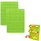 NHQZ 2 Piezas Placa compatible, Base grande verde clásica, Juegos para niños en edad preescolar, Superficie de construcción creativa, Placa base grande, 25 x 19 cm
