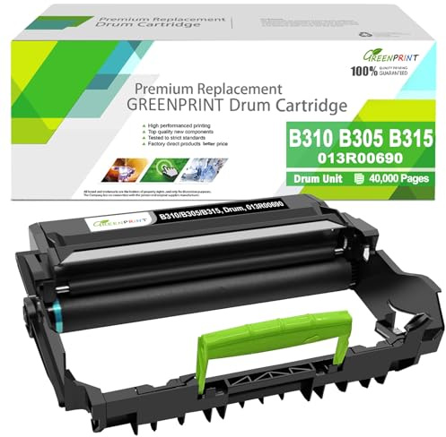 GREENPRINT Kompatibel trumpatron trumenhet bildtrumma B310 B305 B315 013R00690 svart 40 000 sidor för Xerox B310 B305 B315-skrivare