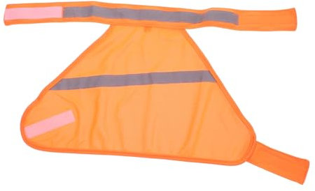 FUTUREORYY Hundewarnweste Für Hunde Reflektierende Atmungsaktive Sicherheitsweste Fluoreszierendem Orange s Für Joggen Und Outdoor-aktivitäten