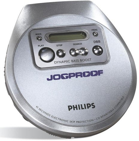 Philips AX2300 Personal CD Player - Silver