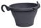 Elho Corsica Hängeampel 30 - Blumentopf - Anthrazit - Draußen & Balkon - Ø 29.4 x H 21.1 cm