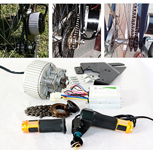 unite 450W Electric Bicycle Cheap Motor Kit Easy To DIY E-bike Economic Ebike Conversion Kit Electric Bike Side Mounted Motor Design (36V450W)