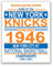 TnT Prints New York Knicks Wanddekoration – NBA Poster, NY Knicks Decor – 1 Stück (28 x 35 cm) – ungerahmt