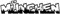 Samunshi® Wandtattoo München Schriftzug Skyline Graffiti schwarz
