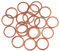 X AUTOHAUX 20pcs Joint Cuivre 22x27x1.5 mm étanchéité Joint Torique Voiture