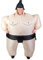 AirSuit® Aufblasbares Kostüm Sumo | Ausgefallenes Auflbaskostüm | Premium Qualität | Größe Erwachsene 160 bis 190cm | Polyester | Angenehm tragbar | Resistent | Mit Aufblassystem | OriginalCup®