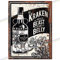 Metal Signs - Kraken RumPut A Beast In Your Belly. Man Cave Tin Metal Sign Hanging Wall Plaque Kitchen Shed Garage. Medium (20cm x 15cm).