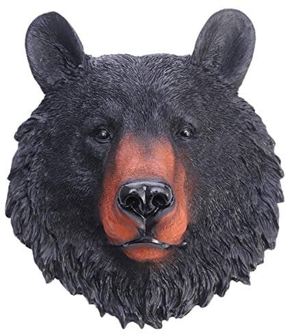 BESPORTBLE Tierkopf Wanddeko Wandfigur Wandkunst Simulation Harz Tierfiguren Skulptur Statue Wandbehang für Wohnzimmer Kinderzimmer Dekoration Wandobjekt Ornament Landhaus Deko