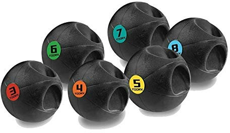 Toorx Medizinball mit Griffen, 6 kg, AHF-179