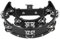 PLLO Hi Hat Bell, Hi Hat Tambourine, Facile da trasportare Ecologico Comodo Nero per batteristi chitarristi