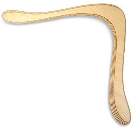 LAMEY Bumerang Manufaktur - ALPHA B - sportlicher Allrounder | Sport - Boomerang - Handgefertigt aus Holz - Sportgerät für Anfänger und Fortgeschrittene - Rechtshänder*in